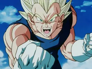 Vegeta en la Saga de Buu de Dragon Ball Z