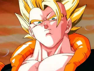 Gogeta en la película Fusión de Dragon Ball Z