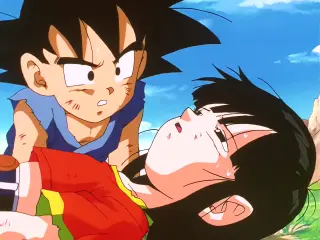 Gohan casi asesina a su hija Pan en el episodio 28 de Dragon Ball GT