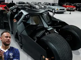 Neymar es un gran fan de Batman, hasta el punto de gastar 65 millones en tres vehículos temáticos del personaje