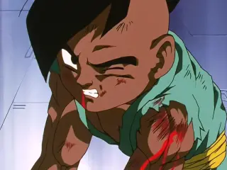Uub en el episodio 32 de Dragon Ball GT
