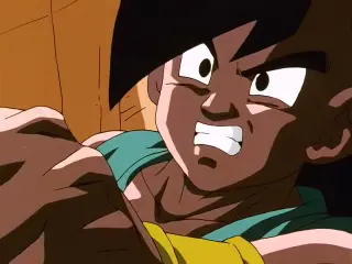 Uub se enfrenta a Baby por primera vez en el episodio 32 de Dragon Ball GT