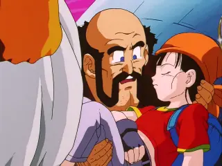 Baby derrota a Uub en el episodio 32 de Dragon Ball GT