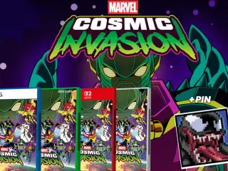 Reserva Marvel Cosmic Invasion en GAME y consigue un pin exclusivo de Venom como regalo