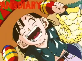 Pan disfrazada de mexicana en Dragon Ball GT