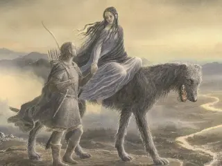 Portada de Beren y Luthien