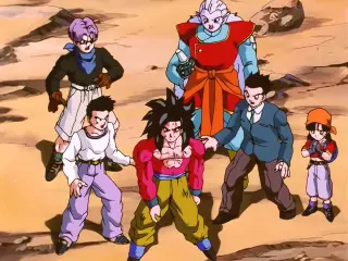 Goku y Pan son salvados por los Guerreros Z de la muerte