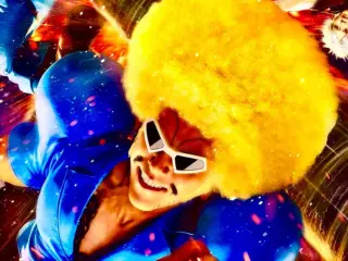 Bobobo en la obra de teatro de imagen real