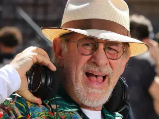 Steven Spielberg en el rodaje de West Side Story