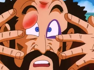 Mr. Satán en el episodio 41 de Dragon Ball GT