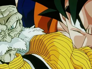 Dr. Gero y Goku en Dragon Ball Z