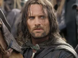 Viggo Mortensen como Aragorn en la trilogía de El señor de los anillos