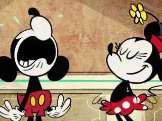 Mickey Mouse llorando