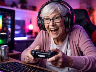 Una abuela gamer pone en alerta a las autoridades