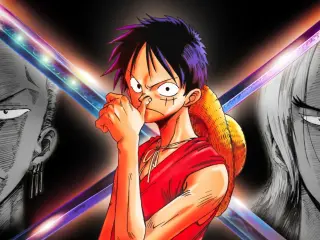 Luffy de One Piece en La maldición de la espada sagrada