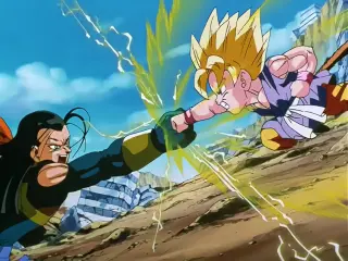Goku salva la vida de Vegeta en el último momento en Dragon Ball GT