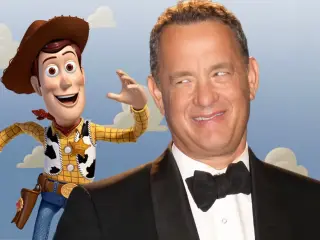 Tom Hanks y Woody de Toy Story
