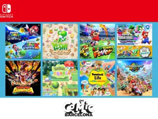 Hasta 40 juegos de Nintendo Switch 2 y Nintendo Switch estarán presentes en Cómic Barcelona 2026