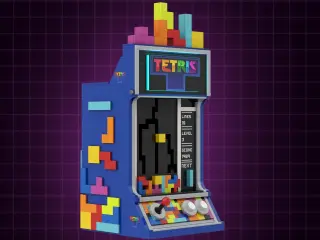 Diseñan un Tetris con piezas Lego