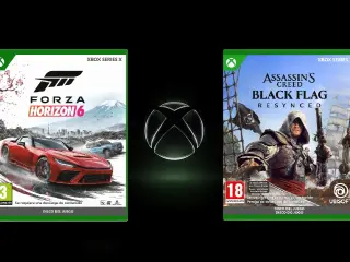 Tanto Forza Horizon 6 como AC Black Flag Resynced requieren de descargas de contenido en sus ediciones físicas de Xbox