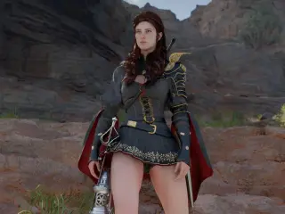 Armadura Carmesí Elegante de Damiane en Crimson Desert