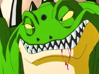 Ryan Shinron anula la energía de Goku y Pan en Dragon Ball GT
