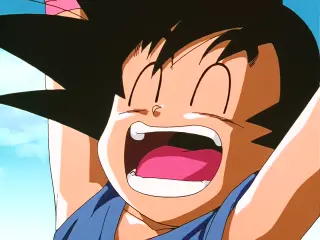 Goku y Pan se cargan a Ryan Shinron con una Onda Vital conjunta