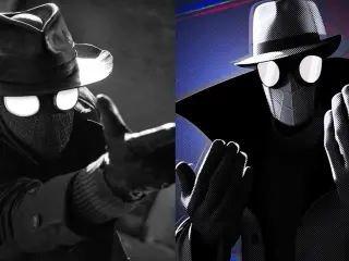 Spider-Noir y Spider-Man Noir en Spider-Man: Un nuevo universo