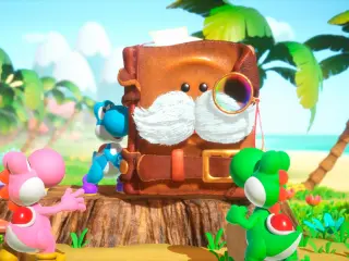 Mr. E en Yoshi and the Mysterious Book