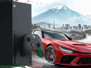 Xbox Series X Galaxy Black y uno de sus juegos estrella, Forza Horizon 6