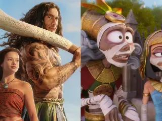 Vaiana (2026) y Tadeo Jones y la lámpara maravillosa