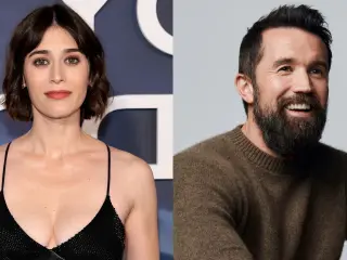 Lizzy Caplan y Rob McElhenney