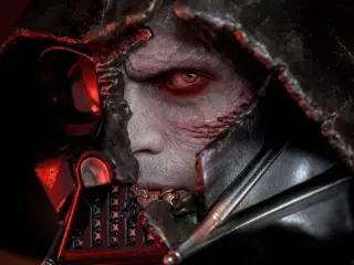 La temible figura de Darth Vader DX (Battle Damaged) de Star Wars de la marca Hot Toys