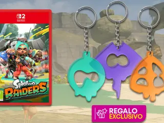 Reserva Splatoon Raiders en GAME y llévate un set de llaveros exclusivo de regalo