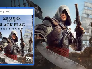 Edición física de Assassin's Creed Black Flag Resynced para PS5
