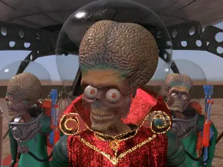 Los alienígenas de Mars Attack! de Tim Burton
