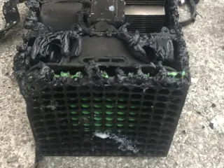 Xbox Series X quemada