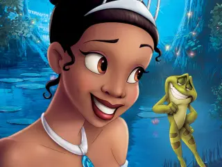 Tiana y el sapo de Disney