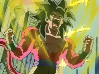 Ih Shinron se carga a Suu Shinron mientras protege a Goku ciego