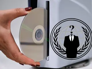 Anonymous lanza un comunicado contra Sony PlayStation por el fin de los discos