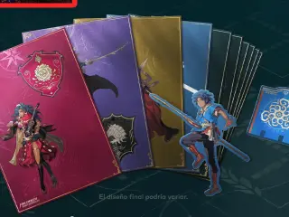 Fire Emblem Fortune's Weave con pegatinas metalizadas exclusivas GAME