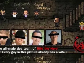 El creador de Billy the Hero acepta el reto de un usuario de Reddit y se convierte en un personaje del juego