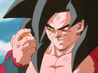 Gogeta Super Saiyan 4 desaparece antes de lo previsto