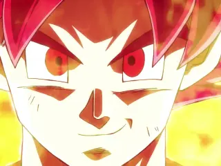 Goku Super Saiyan God en Dragon Ball Super: Beerus
