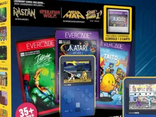 Evercade Super Pocket Capcom + 3 cartuchos bundle exclusivo GAME