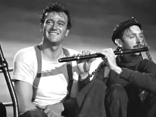 John Wayne en Hombres intrépidos
