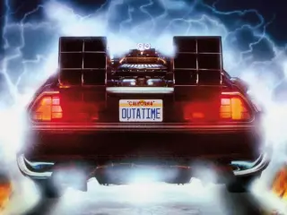 El Delorean de Regreso al futuro