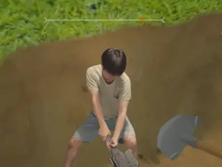 Isekibori, el juego de excavación de Switch 2 y Switch que usa una guitarra como pala