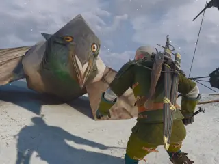 The Witcher 3 Remastered - Mod con la paloma 'Low-Poly'