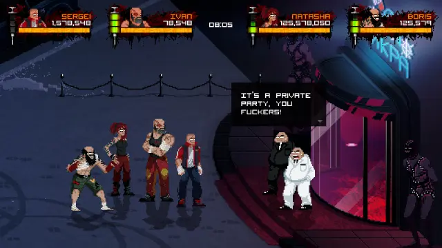 Aunque esta captura está en inglés, el juego está traducido a un perfecto castellano repleto de expresiones y palabras malsonantes.